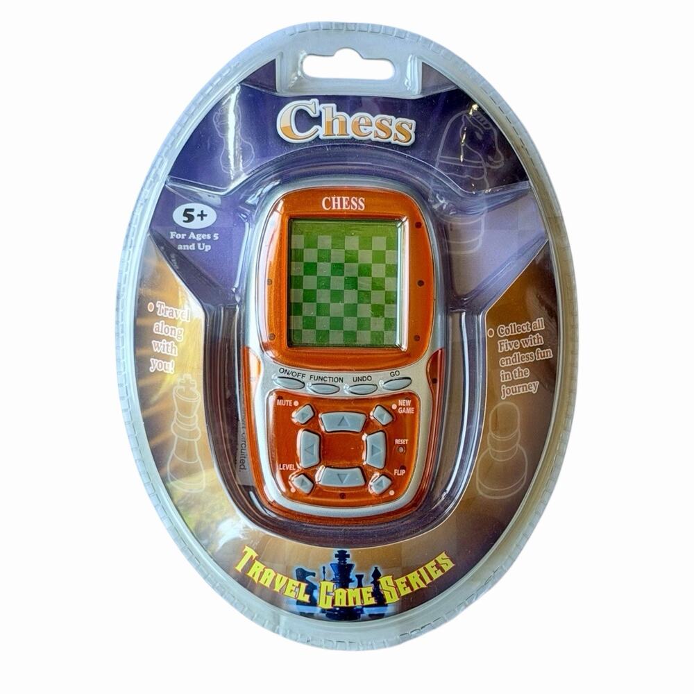 Vintage 2008 Sakar Travel Game Series Chess Handheld Electronic Game Sealed New